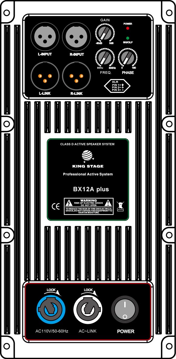 BX-12AB (黑色) / BX-12AW (白色)